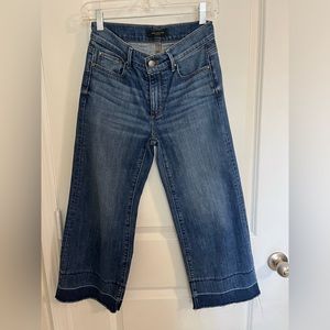 Ann Taylor Wide Leg Crop Denim 00P